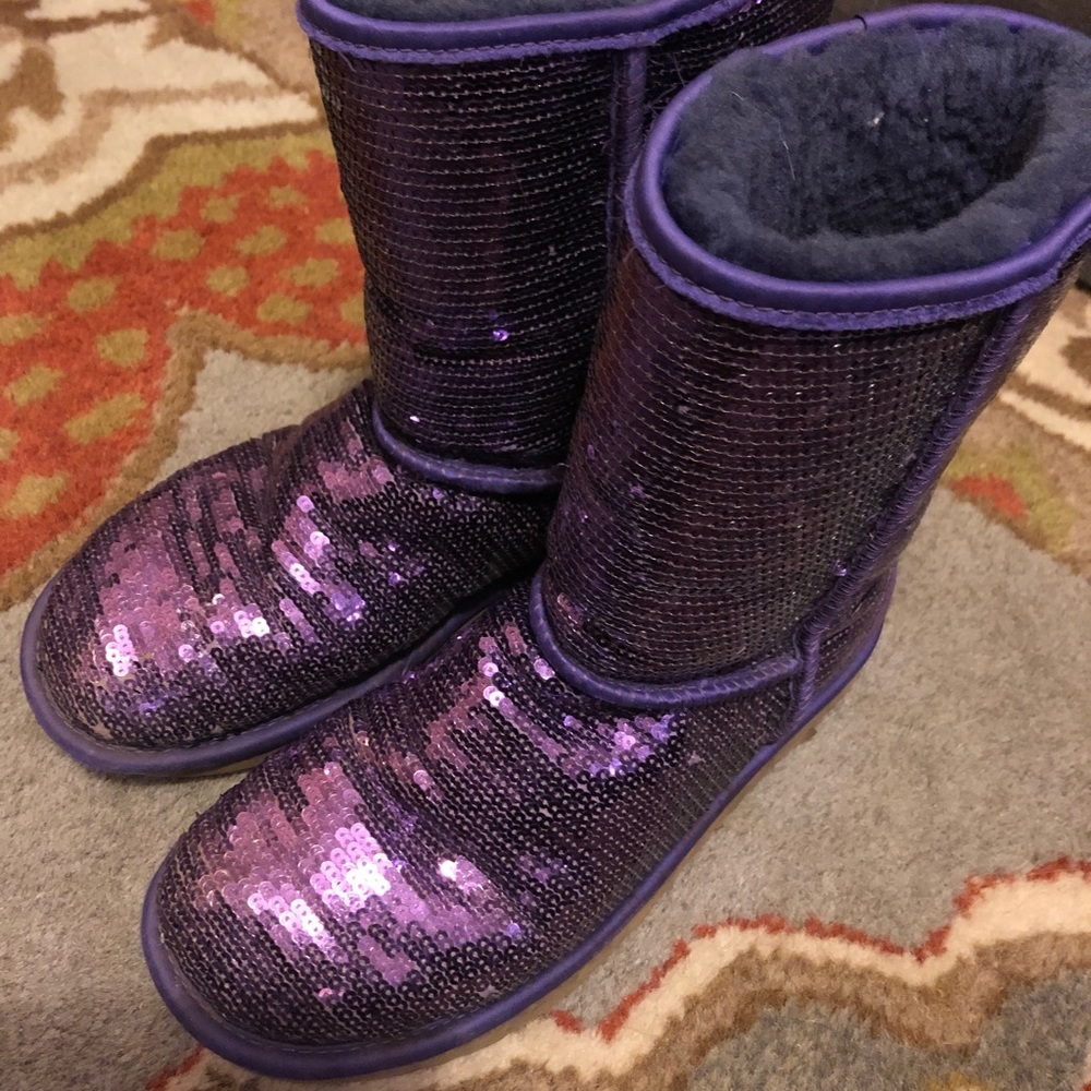 Purple ugg boots